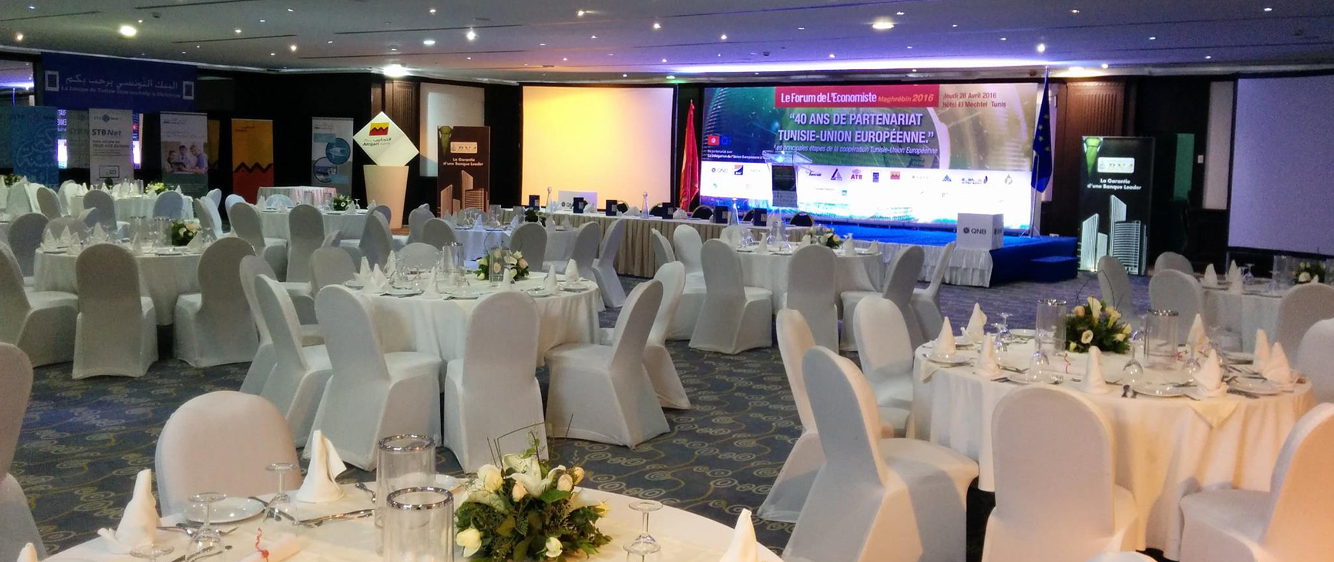 Organisation Seminaire Congres en tunisie, Système de conférence en Tunisie, Matériel Sonorisation en Tunisie, Matériel Projection en tunisie