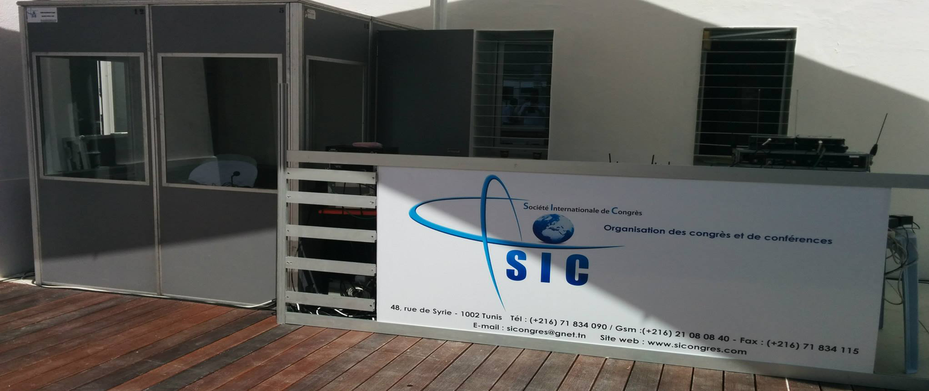 Organisation Seminaire Congres en tunisie, Système de conférence en Tunisie, Matériel Sonorisation en Tunisie, Matériel Projection en tunisie