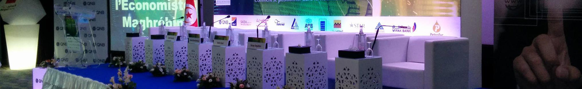 Organisation Seminaire Congres en tunisie, Système de conférence en Tunisie, Matériel Sonorisation en Tunisie, Matériel Projection en tunisie